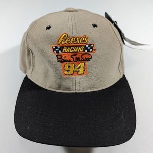 Vintage Bill Elliott Reese's Racing 94 Buckle Back 6 Panel Hat New with Tag